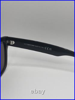 Tom Ford Alberto TF1077 01D Alberto Sunglasses Shiny Black Smoke Polarized