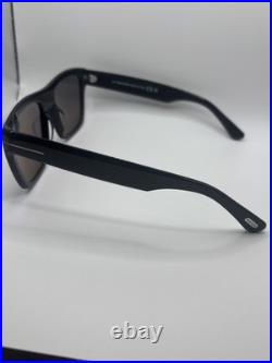 Tom Ford Alberto TF1077 01D Alberto Sunglasses Shiny Black Smoke Polarized