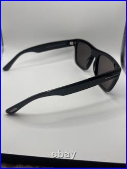 Tom Ford Alberto TF1077 01D Alberto Sunglasses Shiny Black Smoke Polarized