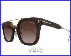 Tom Ford Alex-02 TF 541/S 55U Havana Gold Flash Mirror Brown Gradient Sunglasses