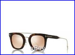 Tom Ford Alex-02 TF 541/S 55U Havana Gold Flash Mirror Brown Gradient Sunglasses