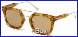 Tom Ford Alex-02 TF0541 53E Blonde Havana / Brown 51mm Sunglasses