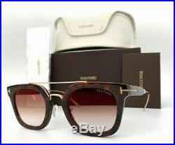 Tom Ford Alex-02 TF0541 55U Colored Havana / Bordeaux Mirror 51mm Sunglasses