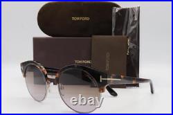 Tom Ford Alissa-02 TF 608 Sunglasses Havana Ruthenium 55Z Authentic 54mm