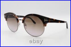 Tom Ford Alissa-02 TF 608 Sunglasses Havana Ruthenium 55Z Authentic 54mm