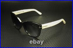 Tom Ford Alistair FT0524 05B Black Gradient Smoke 56 mm Women's Sunglasses