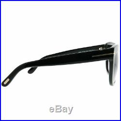 Tom Ford Alistair TF 524 01B Shiny Black Plastic Sunglasses Grey Gradient Lens