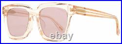 Tom Ford Alternative Fit Sunglasses TF690F Sari 72Z Transparent Rose 53mm FT0690
