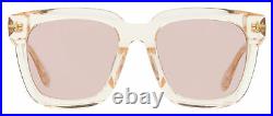 Tom Ford Alternative Fit Sunglasses TF690F Sari 72Z Transparent Rose 53mm FT0690