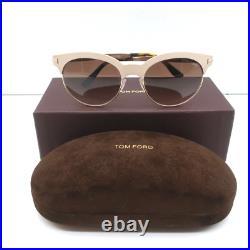 Tom Ford Angela Sunglasses Off-White/Gold TF438 28F