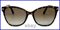 Tom Ford Ani Tf844 52h Dark Havana/brown Gradient Polarizd Lens Sunglasses 58-18
