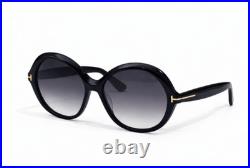 Tom Ford Annabelle Sunglasses TF1282 Black/Gray Gradient With Case New