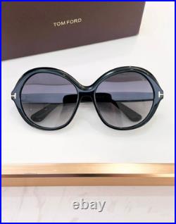 Tom Ford Annabelle Sunglasses TF1282 Black/Gray Gradient With Case New