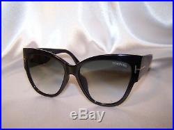 Tom Ford Anoushka Authentic Sunglasses TF371 Black 01B 57mm