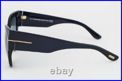 Tom Ford Anoushka Shiny Black/ Gray Gradient Sunglasses TF371 01B