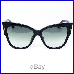 Tom Ford Anoushka Sunglasses Cat Eye Black Gradient Women's FT0371F 01B
