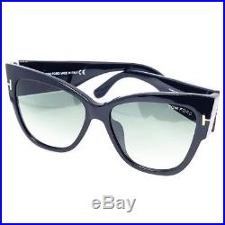 Tom Ford Anoushka Sunglasses Cat Eye Black Gradient Women's FT0371F 01B