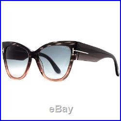 Tom Ford Anoushka TF 371 20B Gray Peach Women's Cat Eye Sunglasses