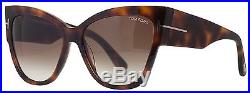 Tom Ford Anoushka TF 371 53F Havana/Brown Cat Eye Women's Sunglasses