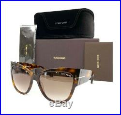 Tom Ford Anoushka TF0371 53F Havana- Brown / Gradient Brown 57mm Sunglasses