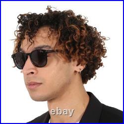 Tom Ford Ansel Tf 858-n 01a Polished Black/grey Lens Authentic Sunglasses 53-20