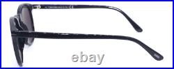 Tom Ford Ansel Tf 858-n 01a Polished Black/grey Lens Authentic Sunglasses 53-20