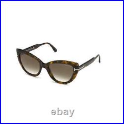 Tom Ford Anya TF762 52K Tortoise Cat Eye Plastic Sunglasses Frame 55-20-140