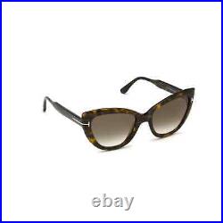 Tom Ford Anya TF762 52K Tortoise Cat Eye Plastic Sunglasses Frame 55-20-140