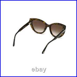 Tom Ford Anya TF762 52K Tortoise Cat Eye Plastic Sunglasses Frame 55-20-140