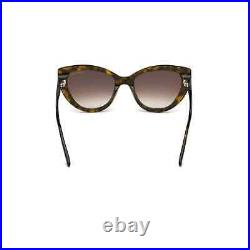 Tom Ford Anya TF762 52K Tortoise Cat Eye Plastic Sunglasses Frame 55-20-140