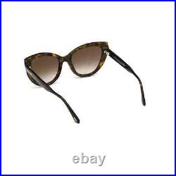 Tom Ford Anya TF762 52K Tortoise Cat Eye Plastic Sunglasses Frame 55-20-140