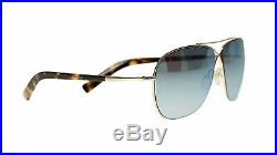 Tom Ford April Men's Sunglasses FT0393 28X Rose Gold Blue Lens Aviator Authentic