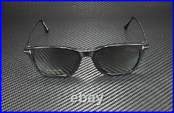 Tom Ford Arnaud-02 FT0625 01D Shiny Black Smoke Polarized 53 mm Men's Sunglasses