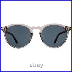 Tom Ford Aurele Blue Oval Men's Sunglasses FT0904 57V 52 FT0904 57V 52