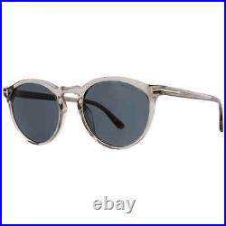 Tom Ford Aurele Blue Oval Men's Sunglasses FT0904 57V 52 FT0904 57V 52