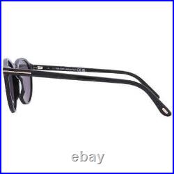 Tom Ford Aurele Smoke Oval Unisex Sunglasses FT0904 01A 52 FT0904 01A 52