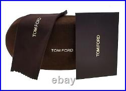 Tom Ford Aviator Sunglasses TF 852 Gilles 01B Black/Silver Square Shape Mens