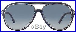 Tom Ford Aviator Sunglasses TF379 Sergio 89W Dark Blue/Ruthenium FT0379