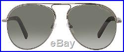 Tom Ford Aviator Sunglasses TF448 Cody 08B Gunmetal/Havana FT0448