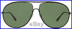 Tom Ford Aviator Sunglasses TF450 Cliff 02N Matte Black FT0450