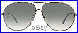 Tom Ford Aviator Sunglasses TF450 Cliff 09B Gunmetal/Black FT0450