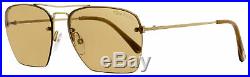 Tom Ford Aviator Sunglasses TF504 Walker 28E Gold/Brown FT0504