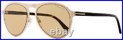 Tom Ford Aviator Sunglasses TF525 Bradburry 28E Gold/Havana 56mm FT0525