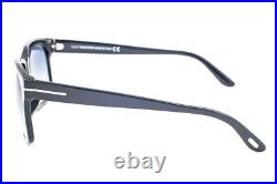 Tom Ford BARBARA Black / Gray Gradient Sunglasses TF376-F 02N 60mm