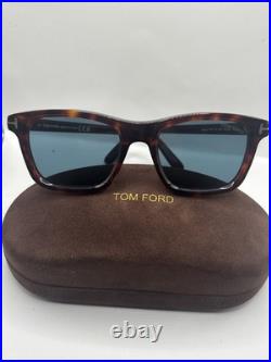 Tom Ford BARRON FT1179 Havana/Blue (54V) Sunglasses Brand New Authentic