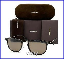 Tom Ford BEAU FT0672 52E Dark Havana / Brown 53mm Sunglasses TF0672