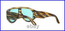 Tom Ford BRONSON FT 1044 Striped Brown/Blue Sunglasses