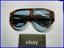 Tom Ford BRONSON FT 1044 Striped Brown/Blue Sunglasses with ALL RETAIL PACKAGE