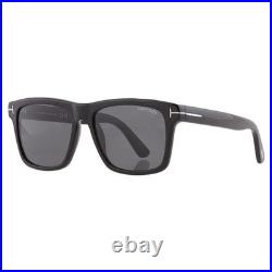 Tom Ford BUCKEY-02 FT 0906-N Shiny Black/Grey 58/17/145 men Sunglasses MSRP $430
