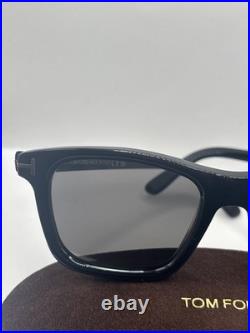 Tom Ford Barron FT 1179 01D Shiny Black Smoke Polarized Lens Sunglasses 54mm